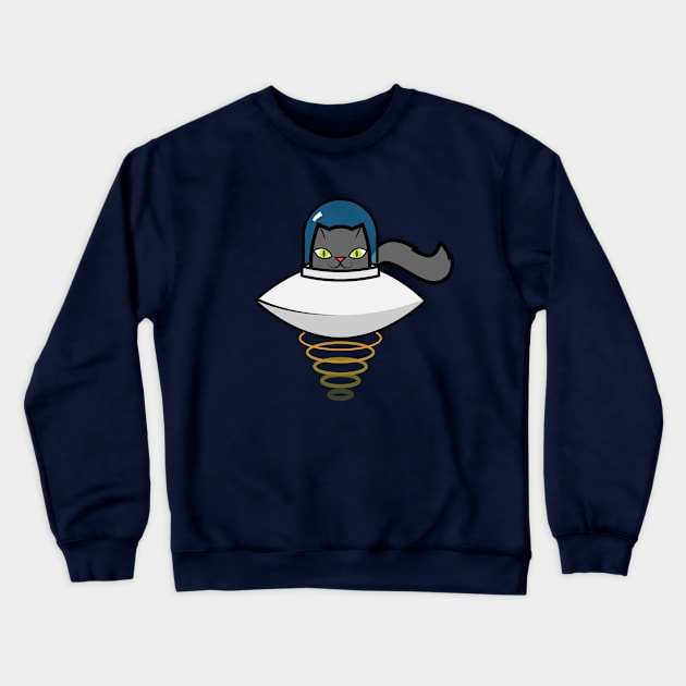 Cats Need Space Crewneck Sweatshirt by jacisjake